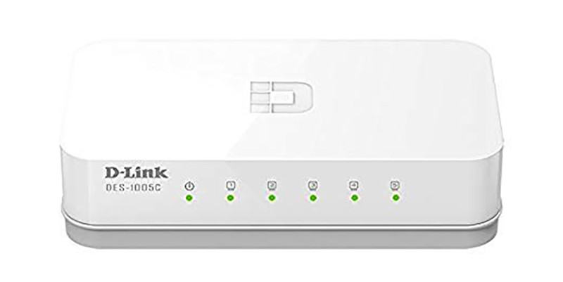 Switch D-Link /TpLink DES 1005C 5-Port 10/100 Mbps