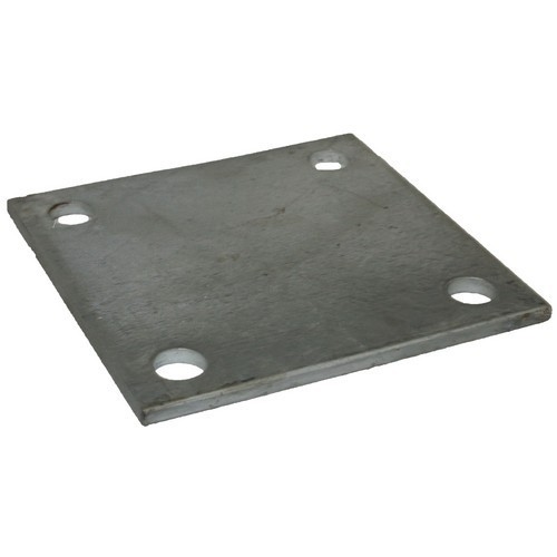 Bản mã sắt thép vuông chân đế cột sắt 15