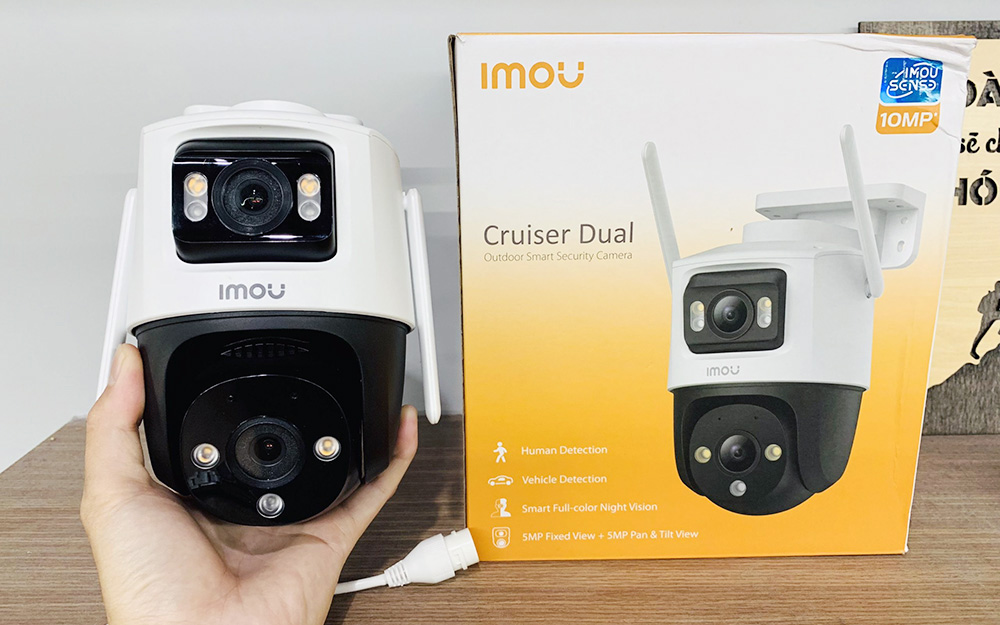 Camera Wifi ImouIPC-S7XP-10M0WED 10MP Xoay 360 Ngoài Trời ( Kèm thẻ nhớ 32Gb)