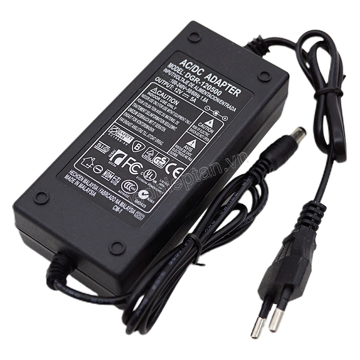 Bộ nguồn Camera và đầu ghi 12V5A - Adapter 12V 5A
