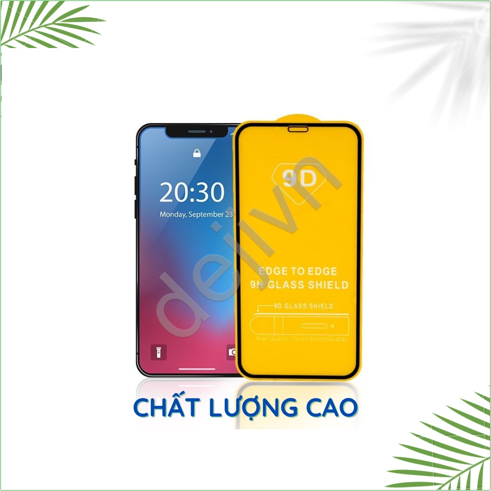 Kính cường lực cao cấp Deji full dòng từ iphone 5 tới iphone 16 Pro Max