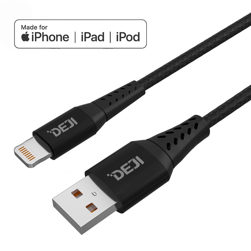 Cáp sạc nhanh cao cấp chuẩn Apple MFi 2.4A chất lượng cao DEJI