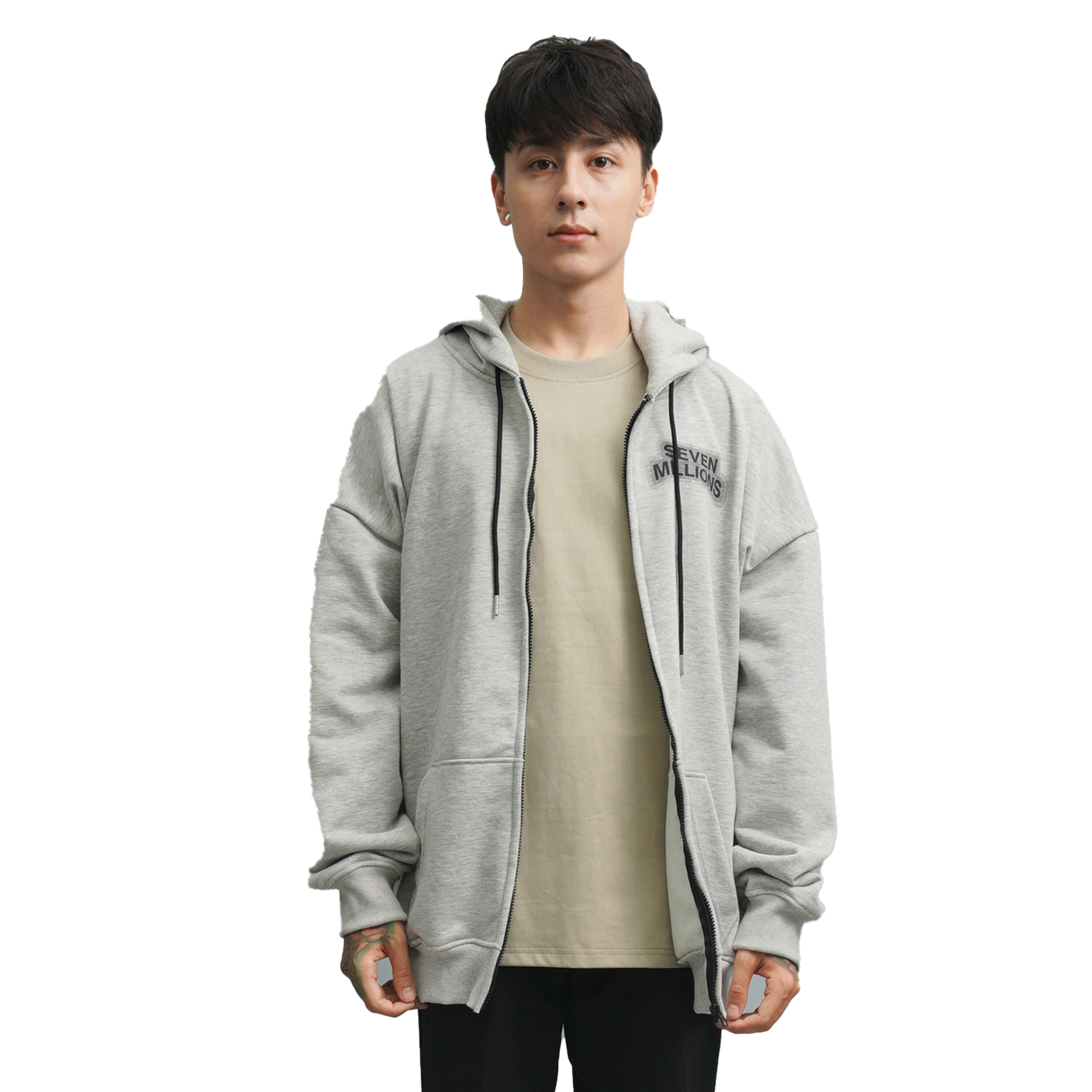 Hoodie zip Multiline 2.0