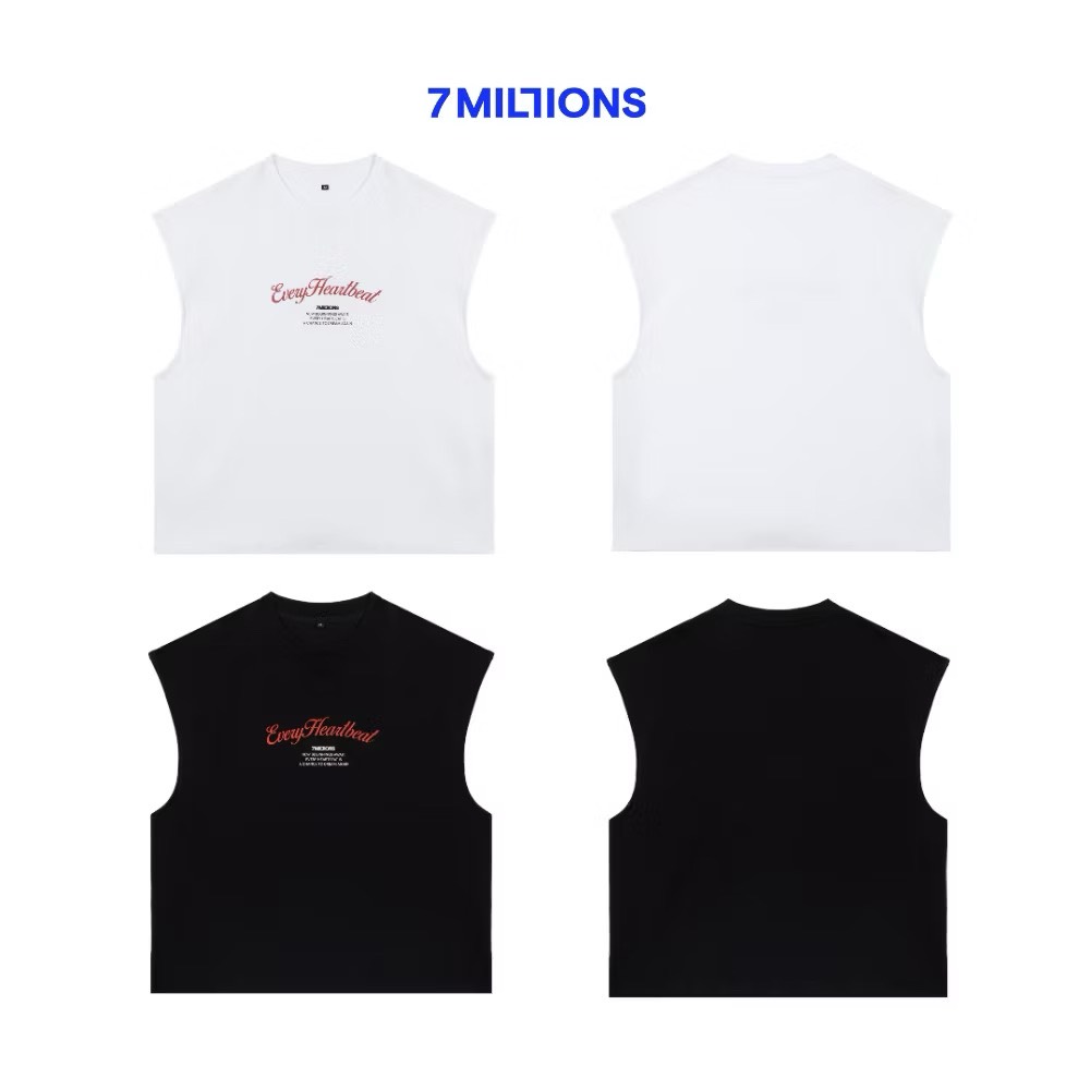 Tanktop 7M Đen / Trắng