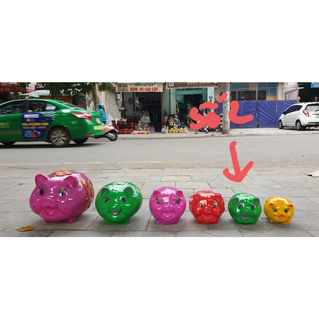 Heo/lợn đất tiết kiệm đủ cỡ ( kèm video ảnh thật