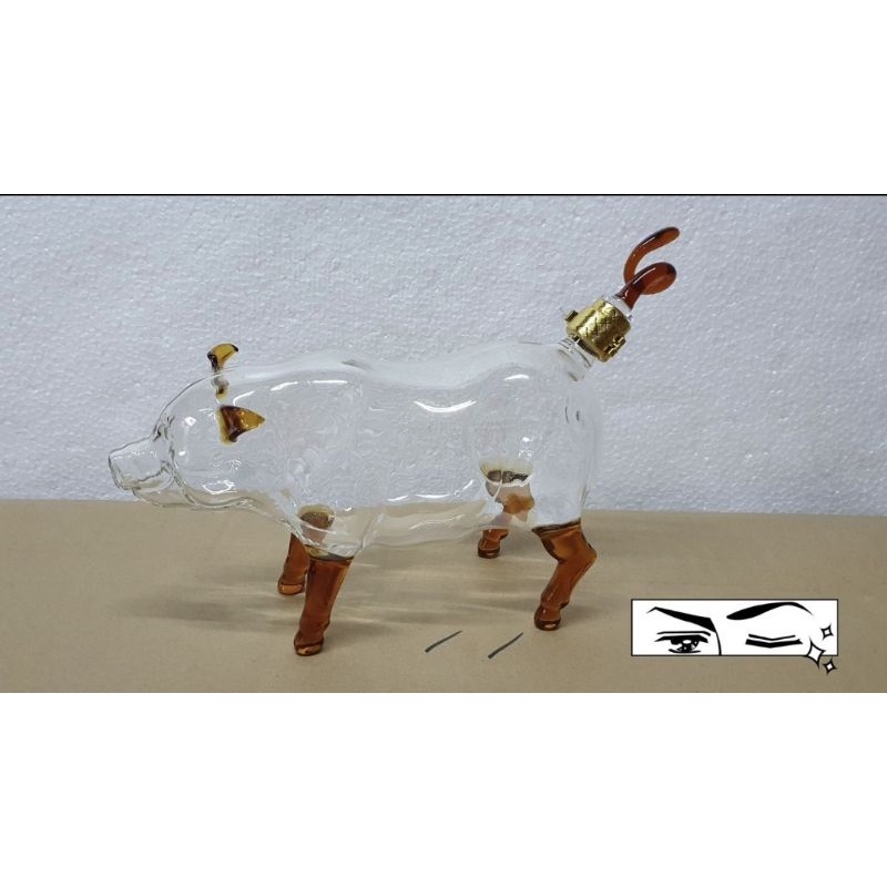 Vỏ chai rượu hình 12 con giáp *BAO BỂ VỠ*