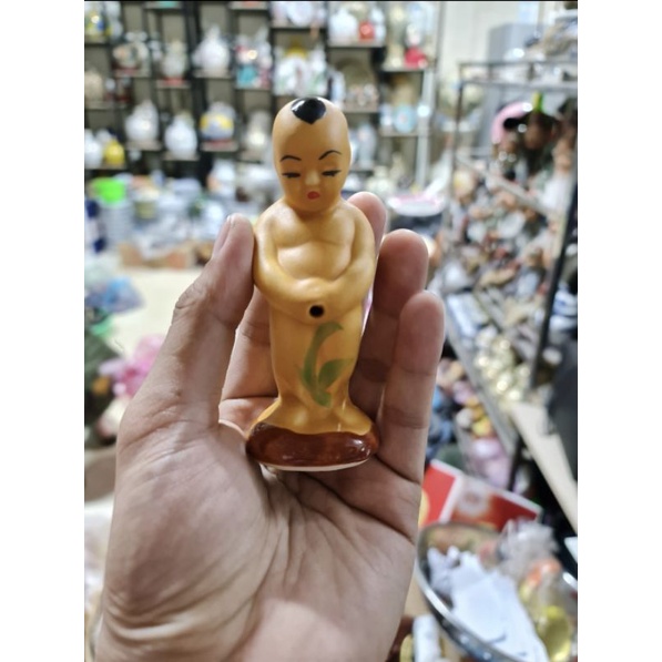 Tượng gốm tháp chùa, mô hình ngôi nhà sàn, nhà rơm làm phụ kiện trang trí tiểu cảnh, trang trí bể cá, hòn non bộ