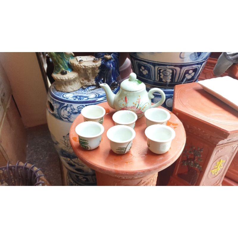[GIÁ HỦY DIỆT] Bộ ấm chén trà Bát Tràng.