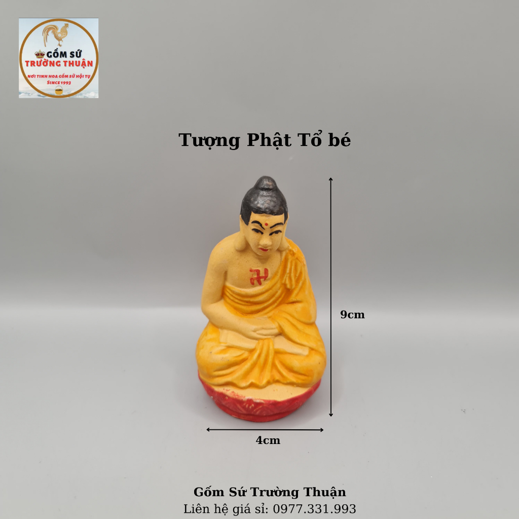 Tượng Phật Tổ - Phụ kiện trang trí tiểu cảnh hồ cá, bể cá, hòn non bộ, sân vườn