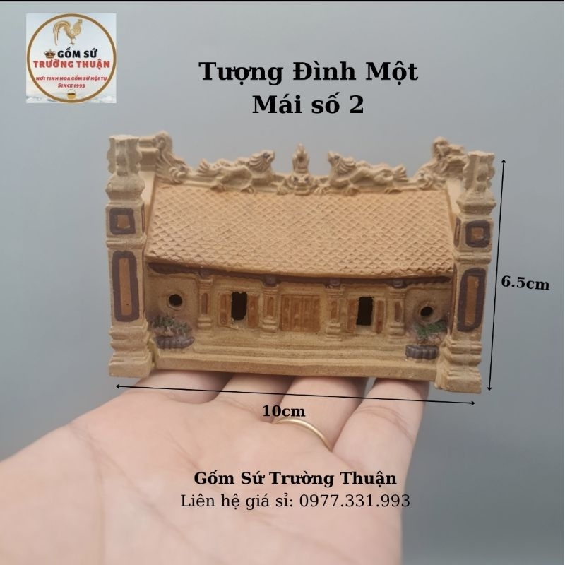 Đình Làng Bắc Bộ - Phụ kiện trang trí tiểu cảnh hồ cá, bể cá, hòn non bộ, sân vườn