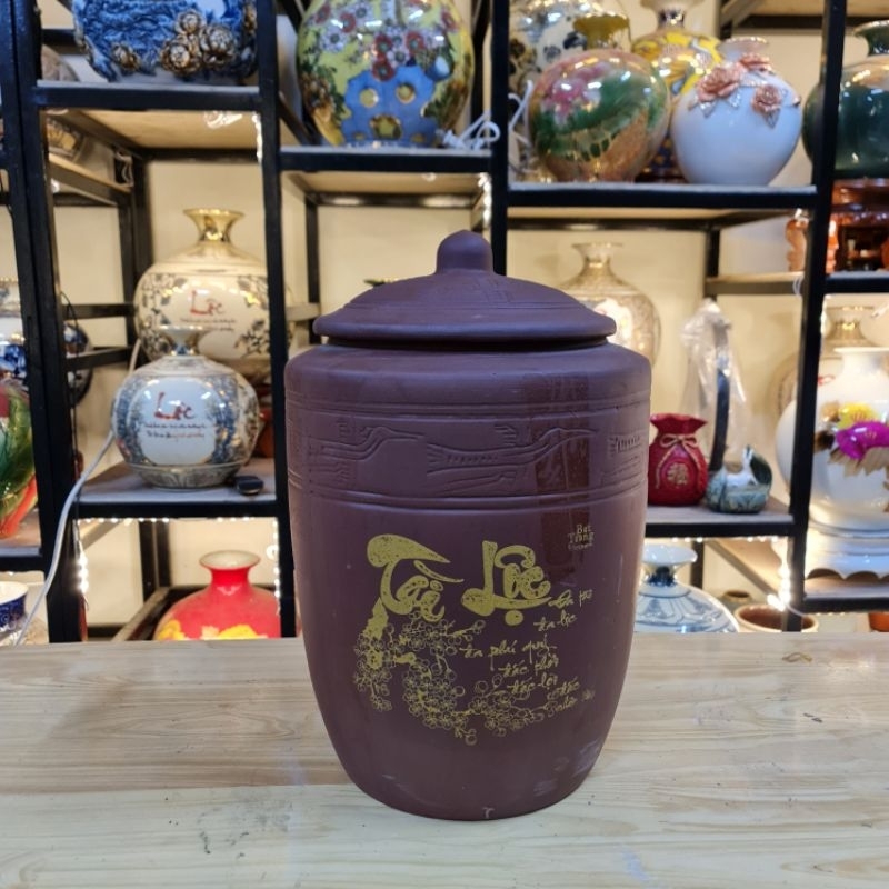 Hũ Đựng Gạo Bát Tràng (10kg-15kg-20kg)