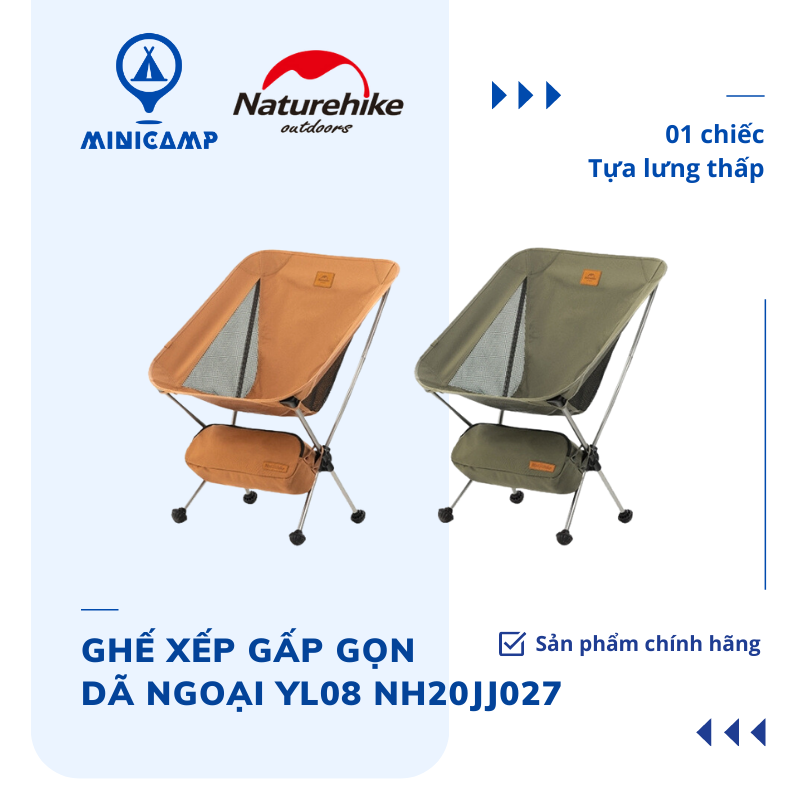 Ghế xếp gấp gọn dã ngoại YL08 Moon Chair NH20JJ027 (NATUREHIKE)
