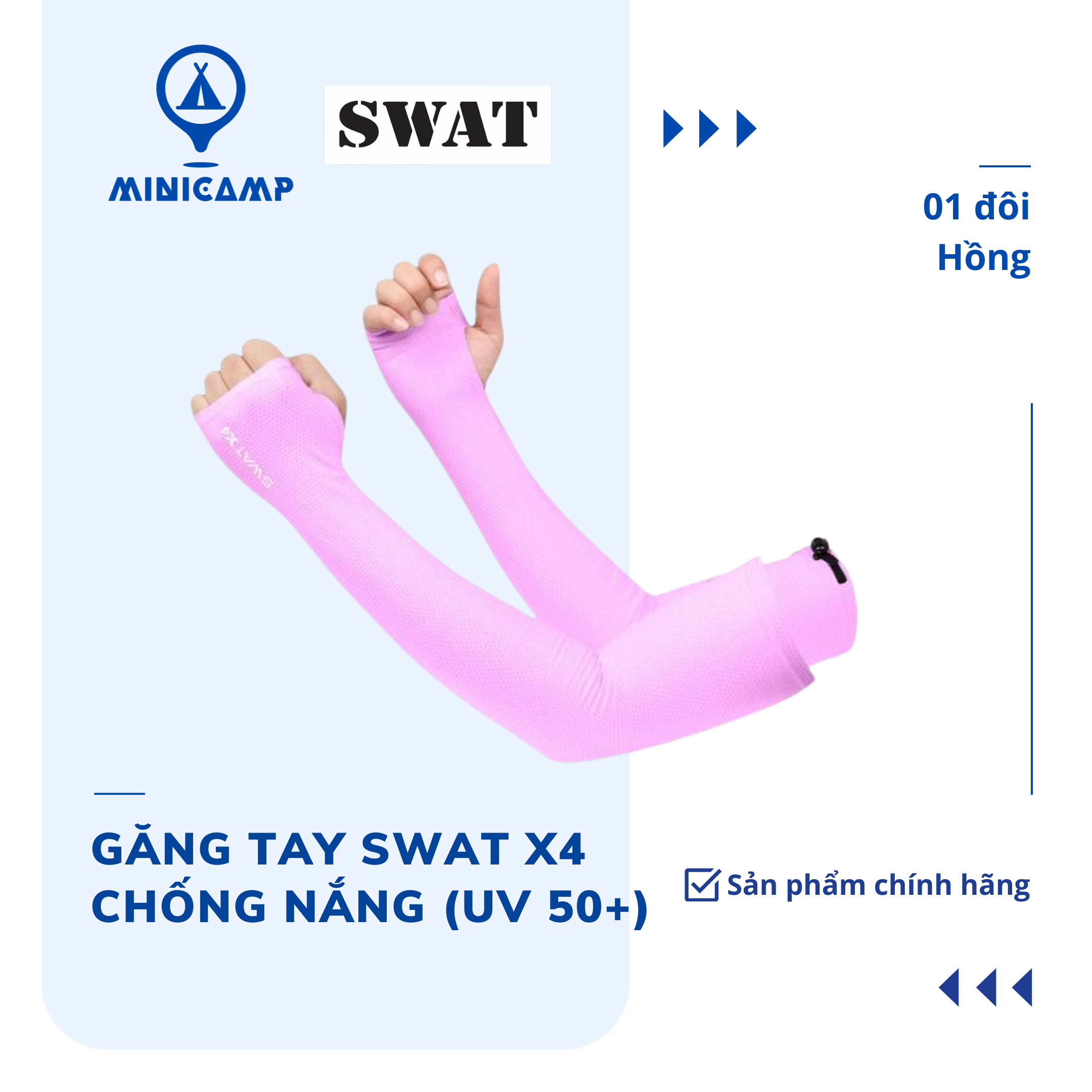 Găng tay chống nắng SWAT X4, chống tia UV 50+ (SWATVN)