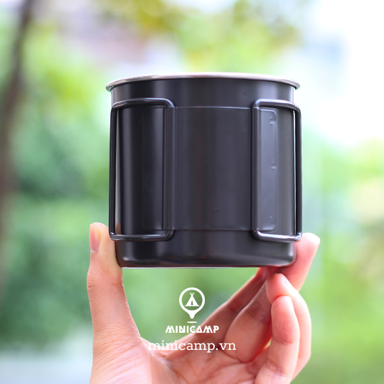 Cốc inox 304 cao cấp, dã ngoại, camping SK083 (BSWOLF) | 350ml