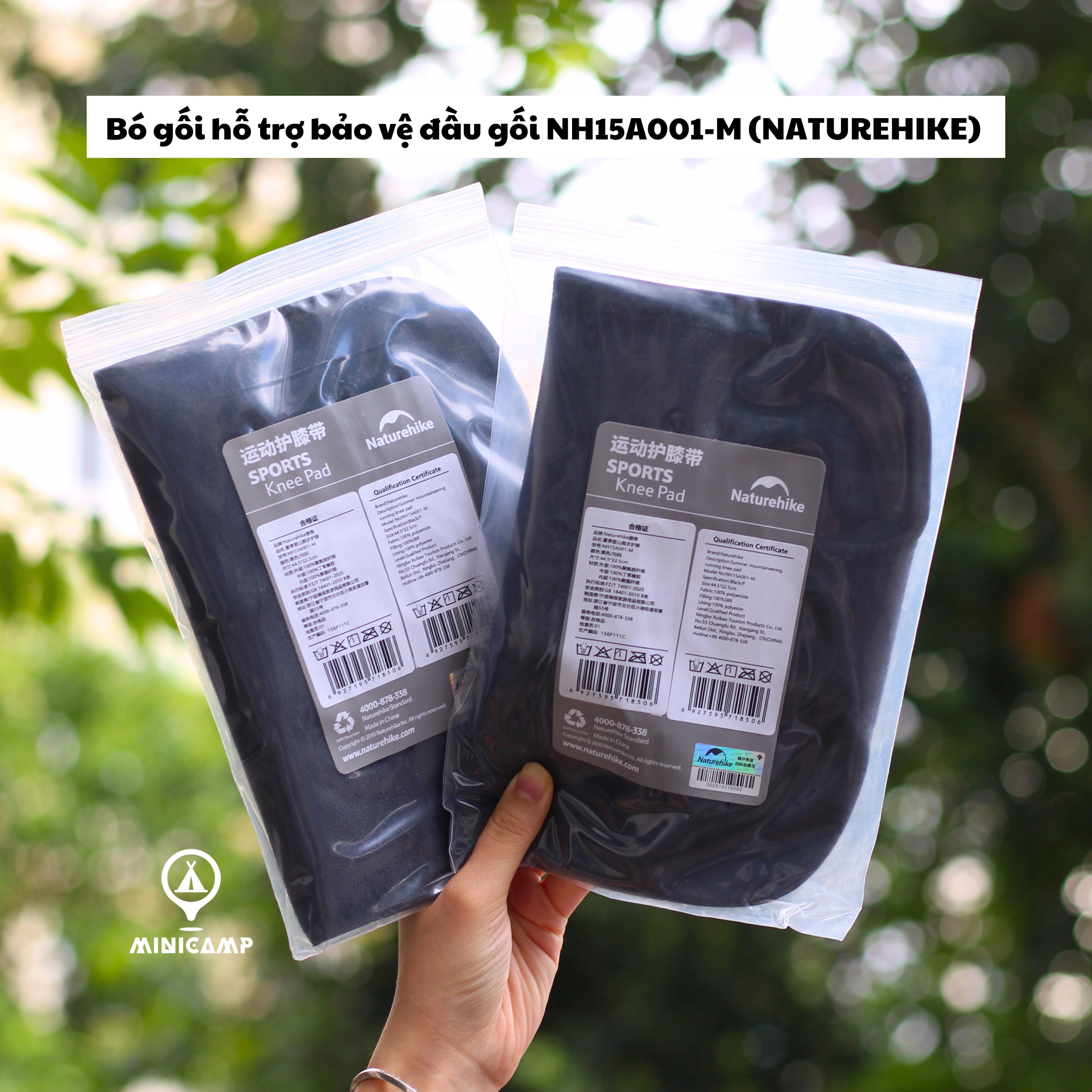 Bó gối hỗ trợ bảo vệ đầu gối NH15A001-M (NATUREHIKE) | 1 chiếc