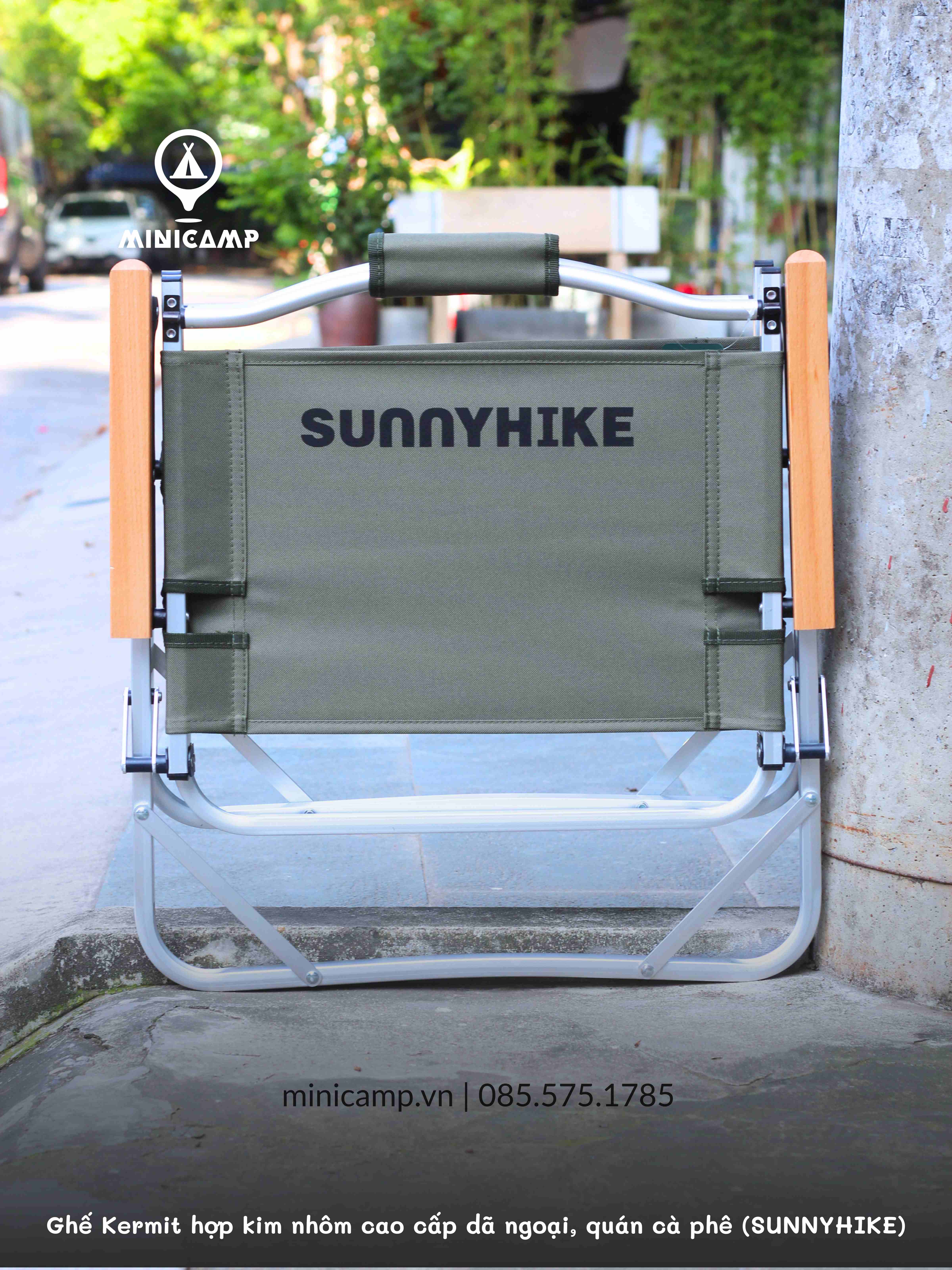 Ghế Kermit hợp kim nhôm cao cấp dã ngoại, camping, quán cà phê SK940001-M (SUNNYHIKE) | size M