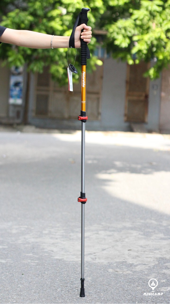 Gậy leo núi, trekking thu gọn NH17D001-Z (NATUREHIKE) | size L 61/135cm