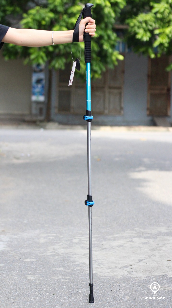 Gậy leo núi, trekking thu gọn NH17D001-Z (NATUREHIKE) | size L 61/135cm