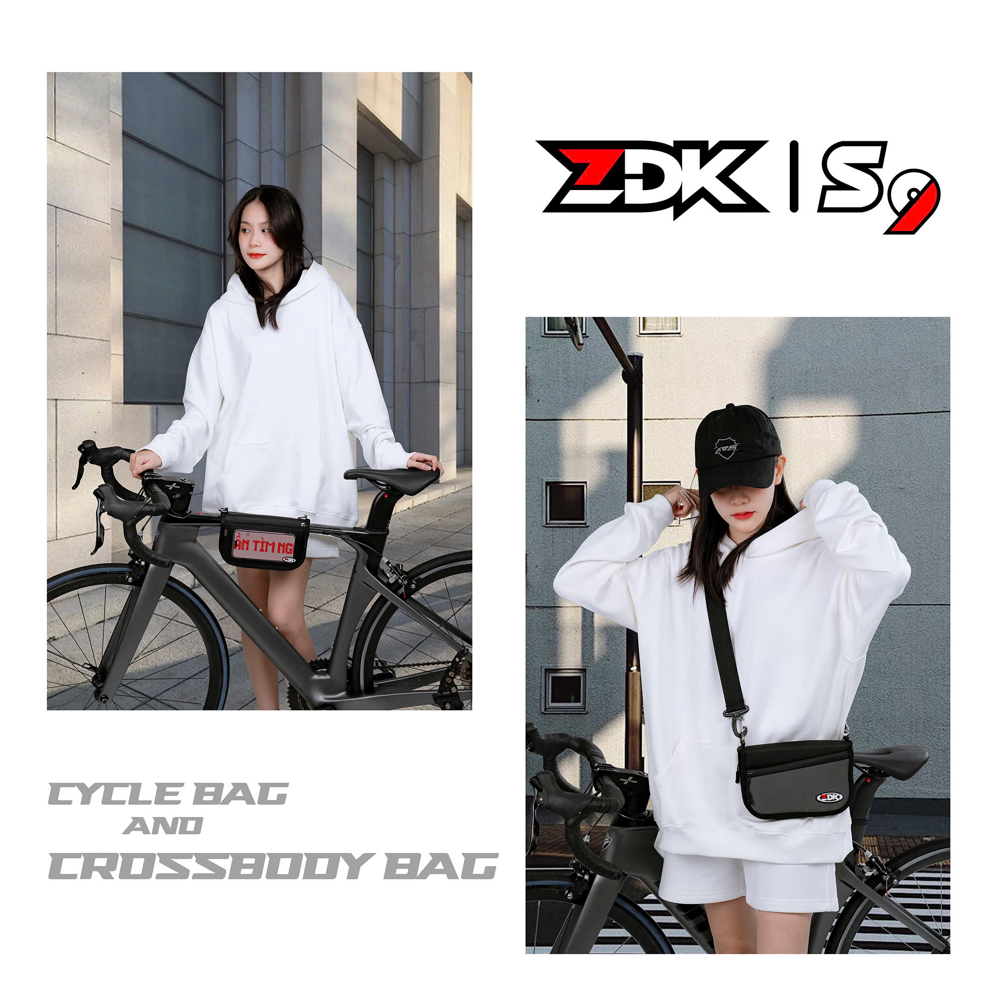 Túi đeo chéo thể thao / túi treo xe đạp ZDK S9 (SWATVN)