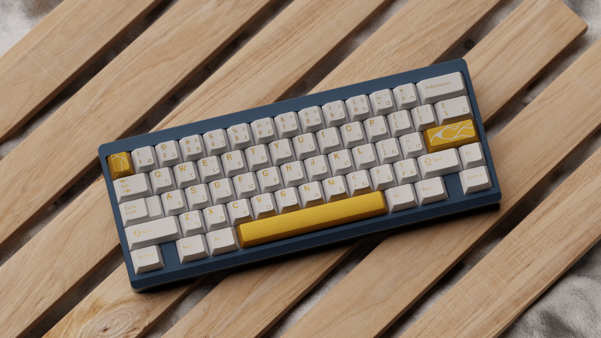 Kintsugi Keyboard Bộ keycap Key Kobo Kintsugi Shiro (Cherry profile / ABS Double-shot)
