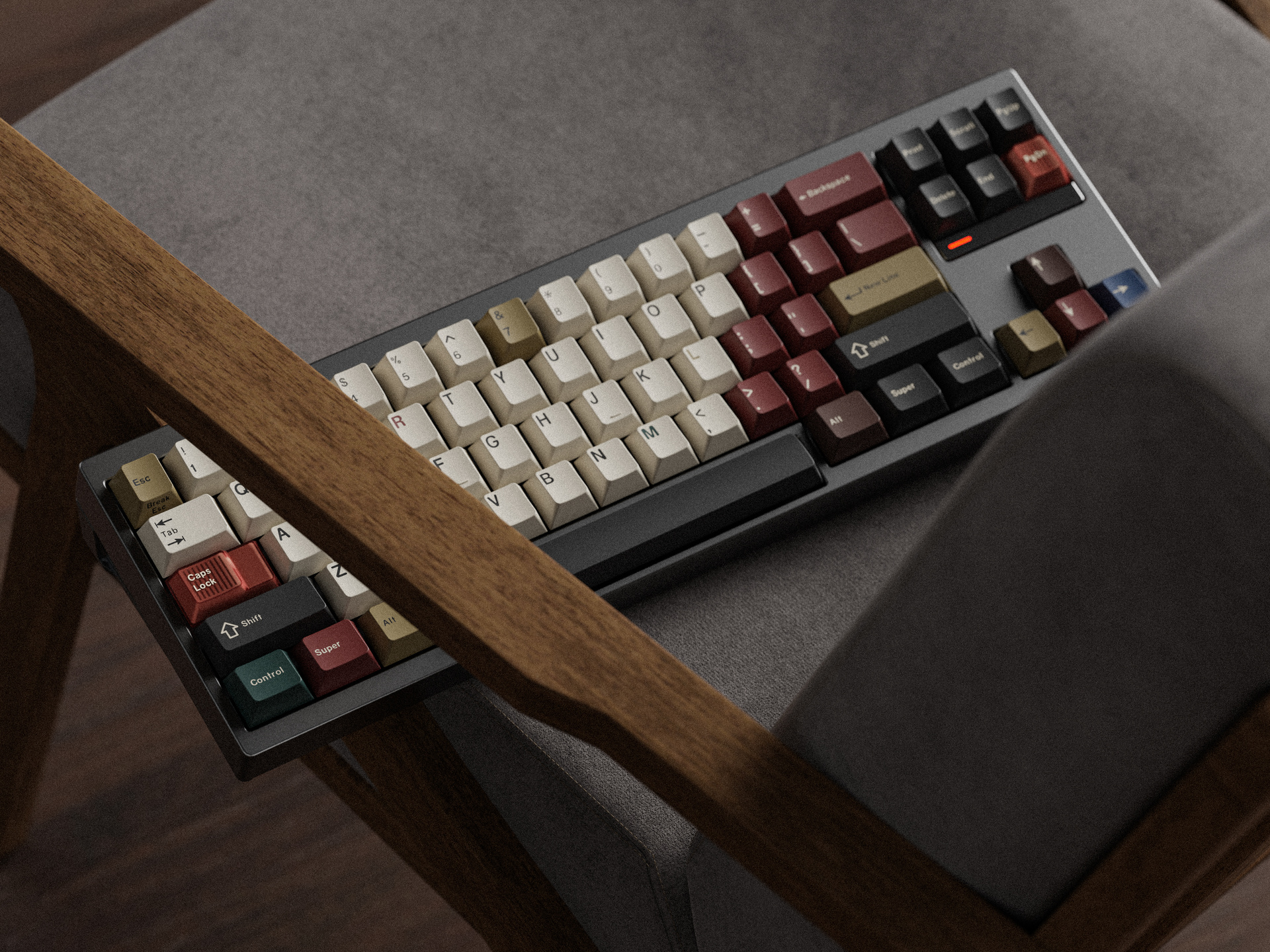 R2 Button Keyboard Bộ keycap Key Kobo Retro Mixed Lights R2 (Cherry profile / ABS Double-shot)