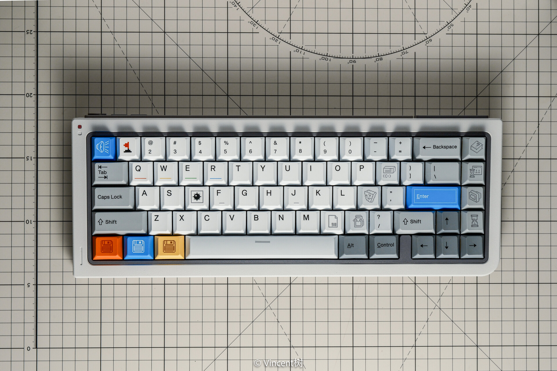 Bộ keycap 80Retros Win 1998 (Cherry profile / PBT)