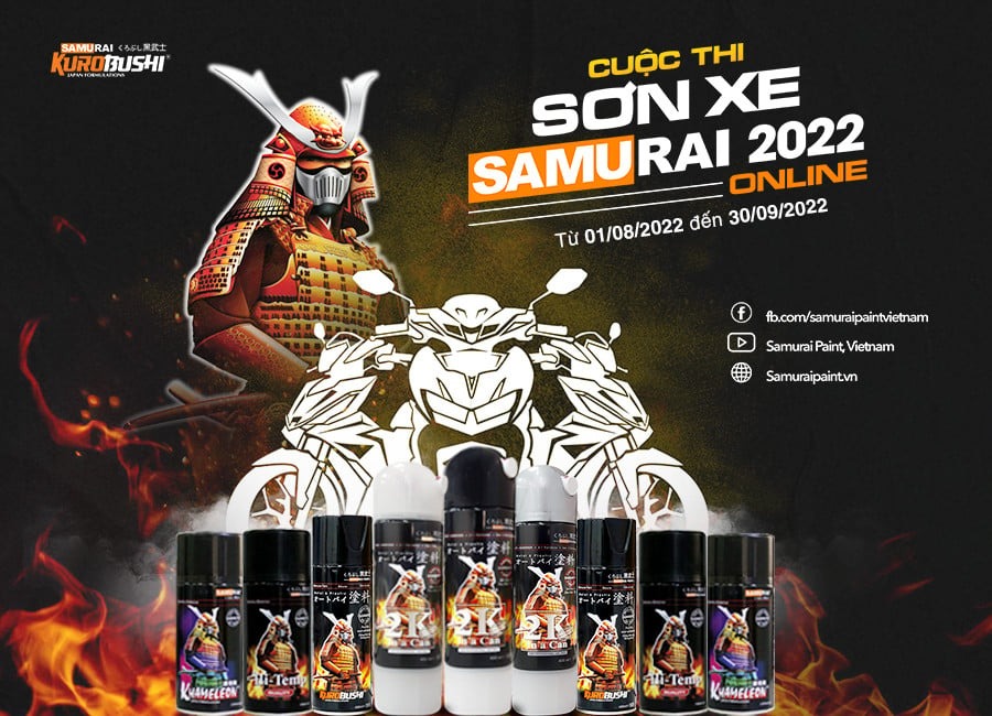 CUỘC THI SƠN XE SAMURAI 2022