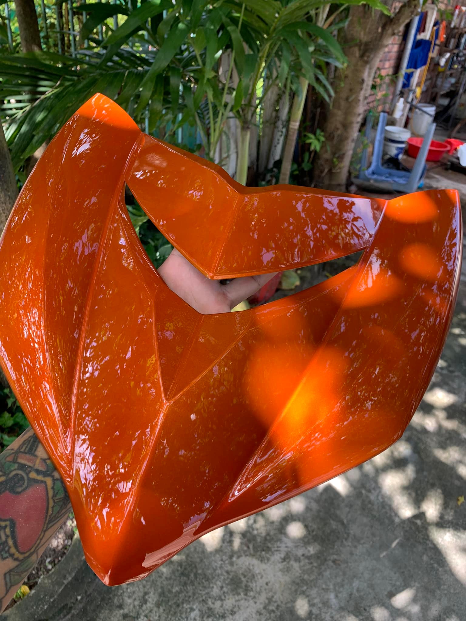 Sơn xịt Samurai Kurobushi - MÀU CAM CANDY HONDA H618 (400ml)