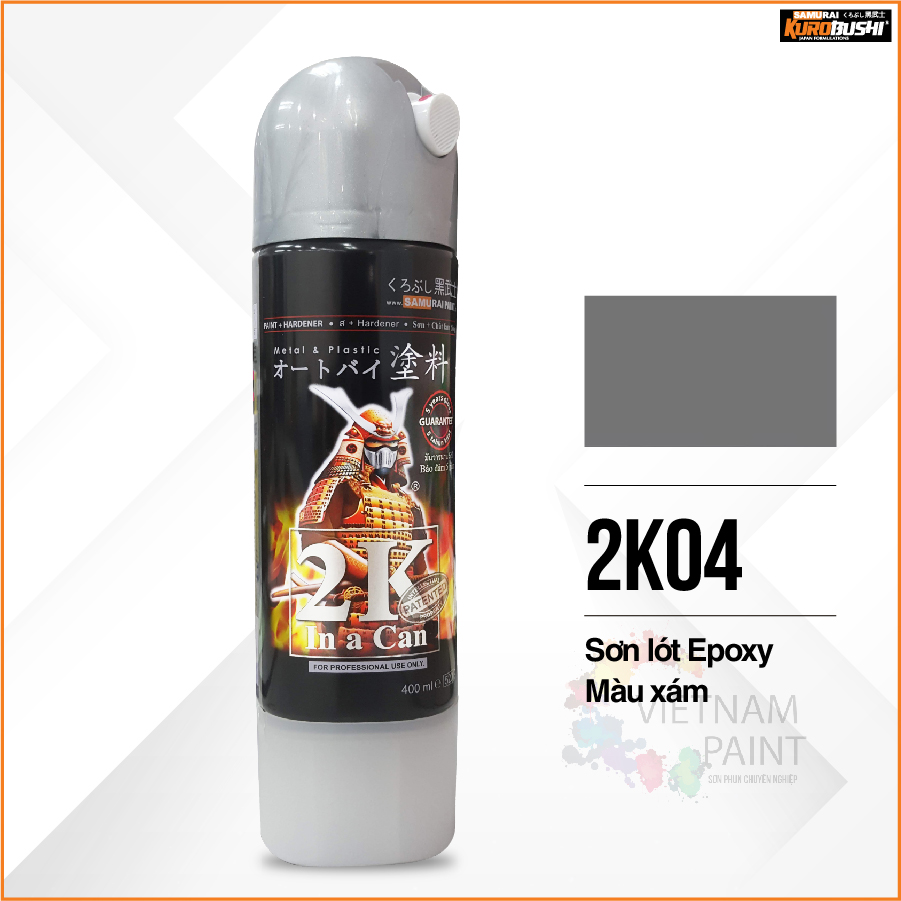 Sơn xịt Samurai Kurobushi - Sơn lót 2K04 (400ml )
