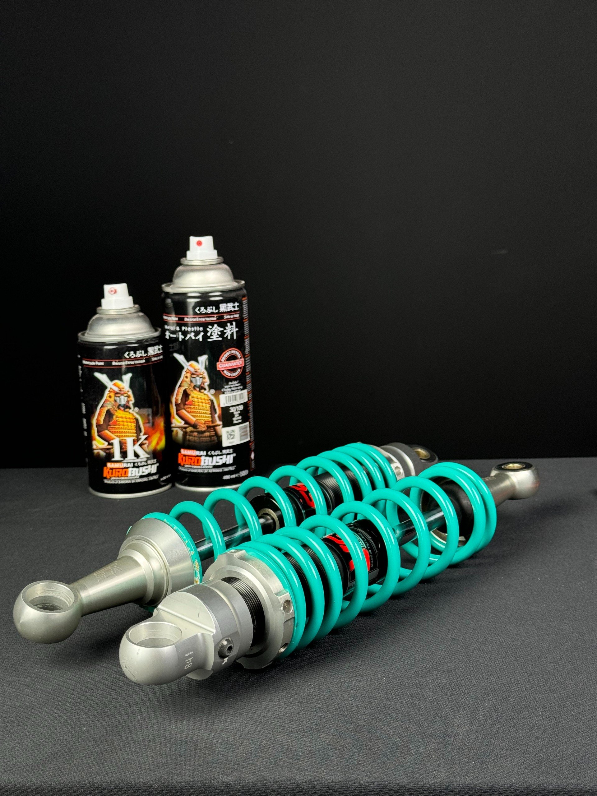 COMBO Sơn SAMURAI màu MÀU XANH PETRONAS SP38 gồm 4 chai đủ quy trình độ bền cao (Lót – Nền 102 - Màu SP38 - Bóng )