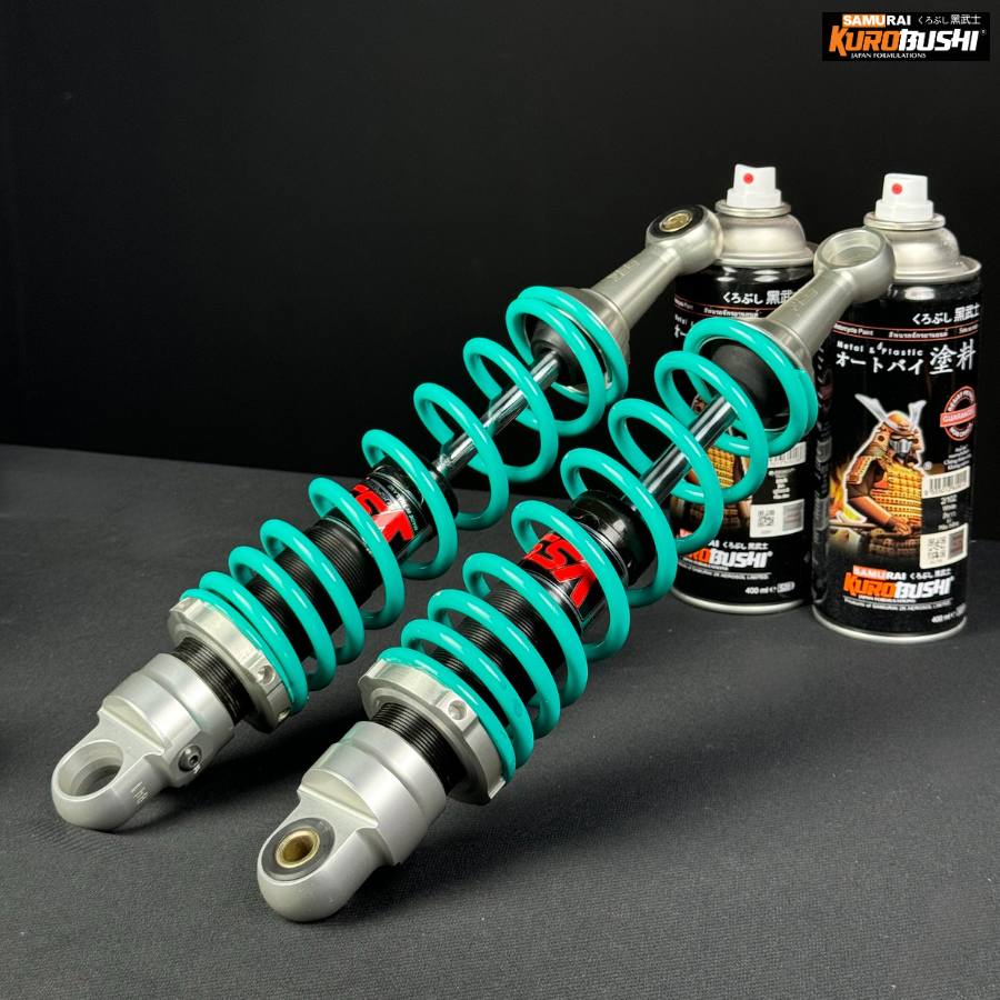 Sơn xịt Samurai Kurobushi - MÀU XANH PETRONAS SP38 (400ml)