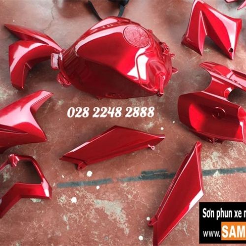 Sơn Samurai  -  MÀU ĐỎ Honda UC+ TCH258 (400ml)