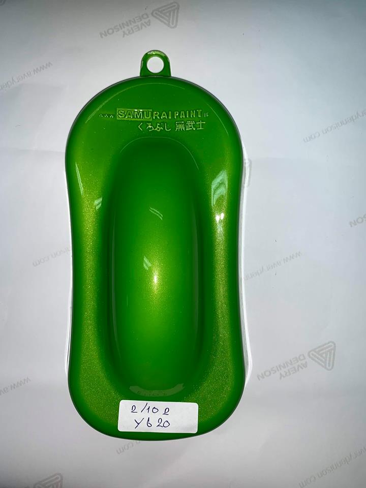 Sơn xịt Samurai Kurobushi - MÀU XANH LÁ Yamaha Y620 (400ml)