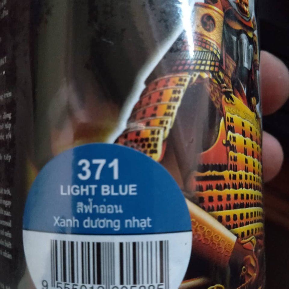 Sơn xịt Samurai Kurobushi - XANH DƯƠNG 371 (400ml)