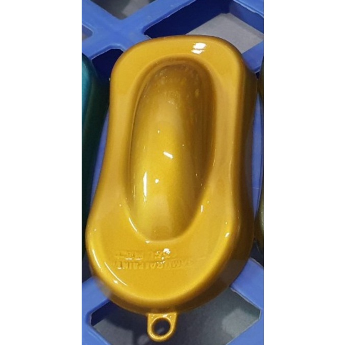 COMBO Sơn Samurai màu vàng đồng H235 gồm 4 chai đủ quy trình độ bền cao,đẹp (Lót - Nền 124 - Màu H235  - Bóng )