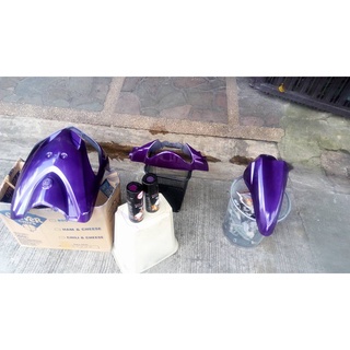 COMBO màu tím đậm UC+TCY9014 gồm 4 chai đủ quy trình , bền đẹp (Lót – Nền UCY9014- Màu TCY9014 - Bóng )