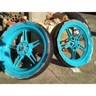 COMBO Sơn Samurai màu xanh da trời 312 gồm 4 chai đủ quy trình độ bền cao (Lót  – Nền 102 - Màu 312 - Bóng )