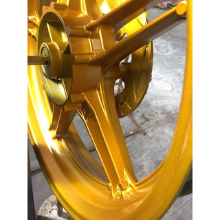 COMBO Sơn Samurai màu vàng Honda 1102 gồm 4 chai đủ quy trình độ bền cao (Lót  – Nền 124 - Màu 1102 - Bóng )