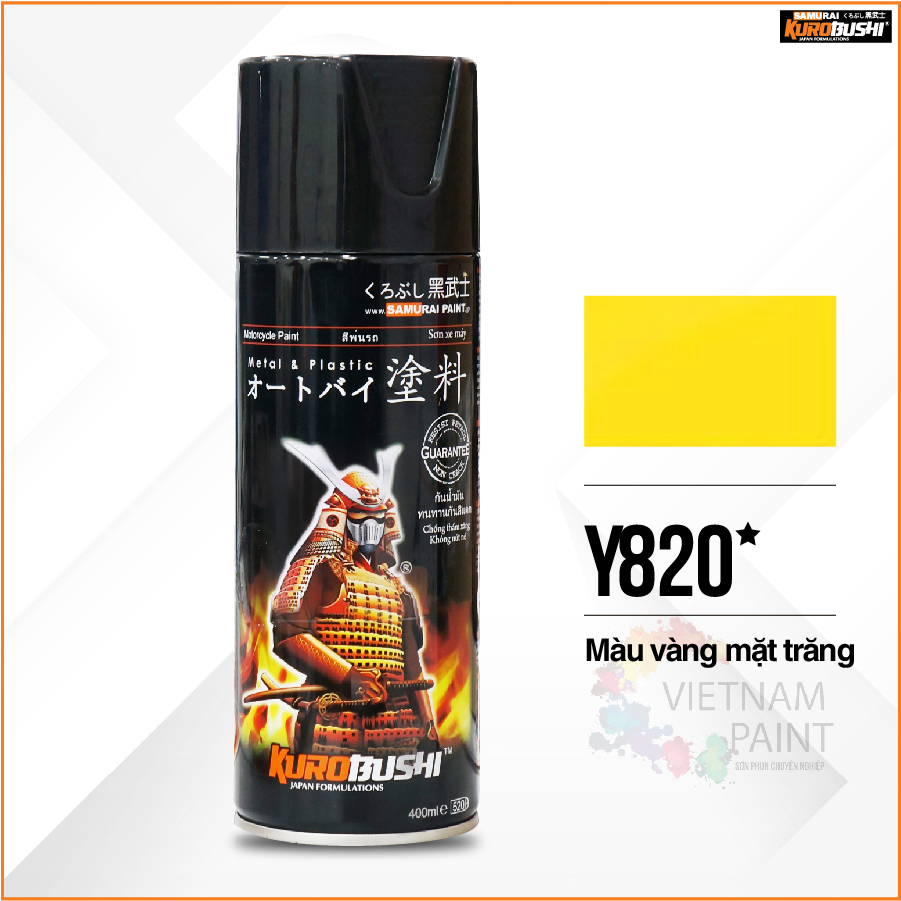 Sơn Samurai- Màu vàng mặt trăng Y820 (400 ml)
