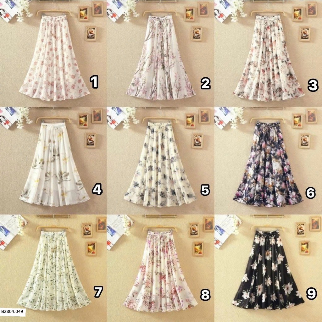 Chân váy hoạ tiết-R18.2704.25