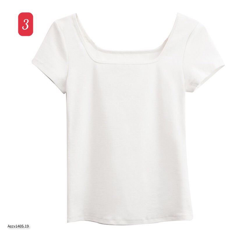 Áo phong nữ CANVAUS cổ vuông -  R19.1405