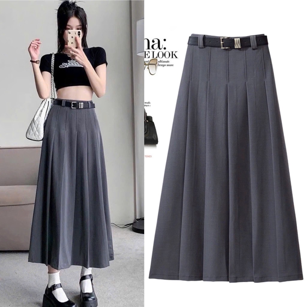 Chân váy midi-R20.259.24