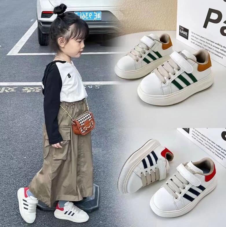 Giày TT sọc bé trai gái-TN1.0708