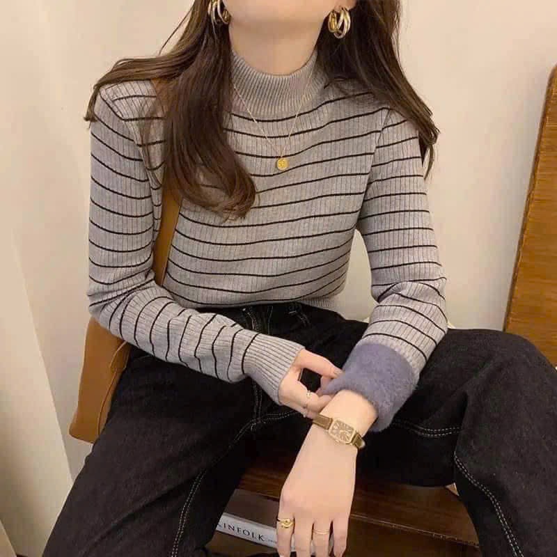 Áo len kẻ-R18.0610.24