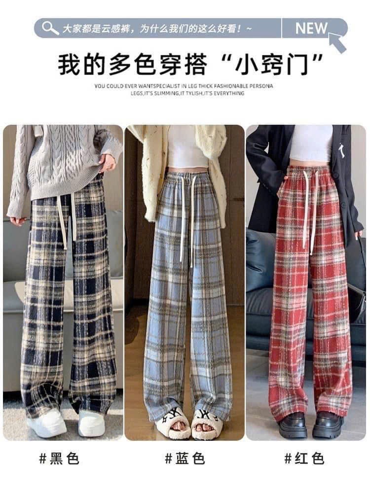 Quần kẻ suông-R4.129.24
