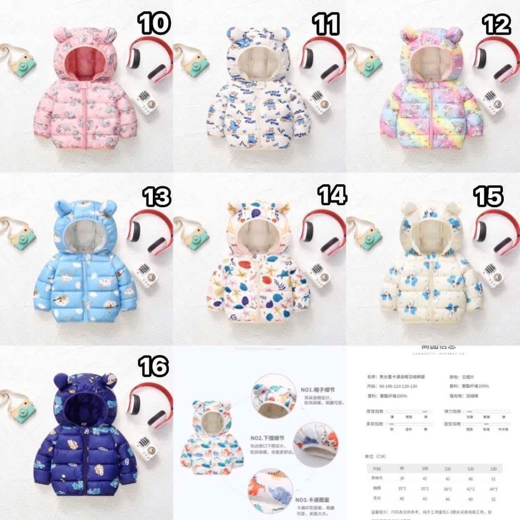 Áo phao tao gấu-R2.1210.24