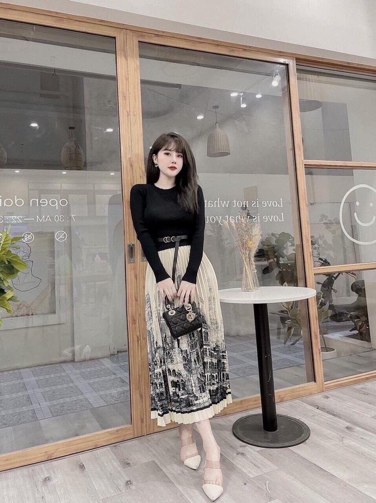 Váy liền kèm đai-TN2.1609