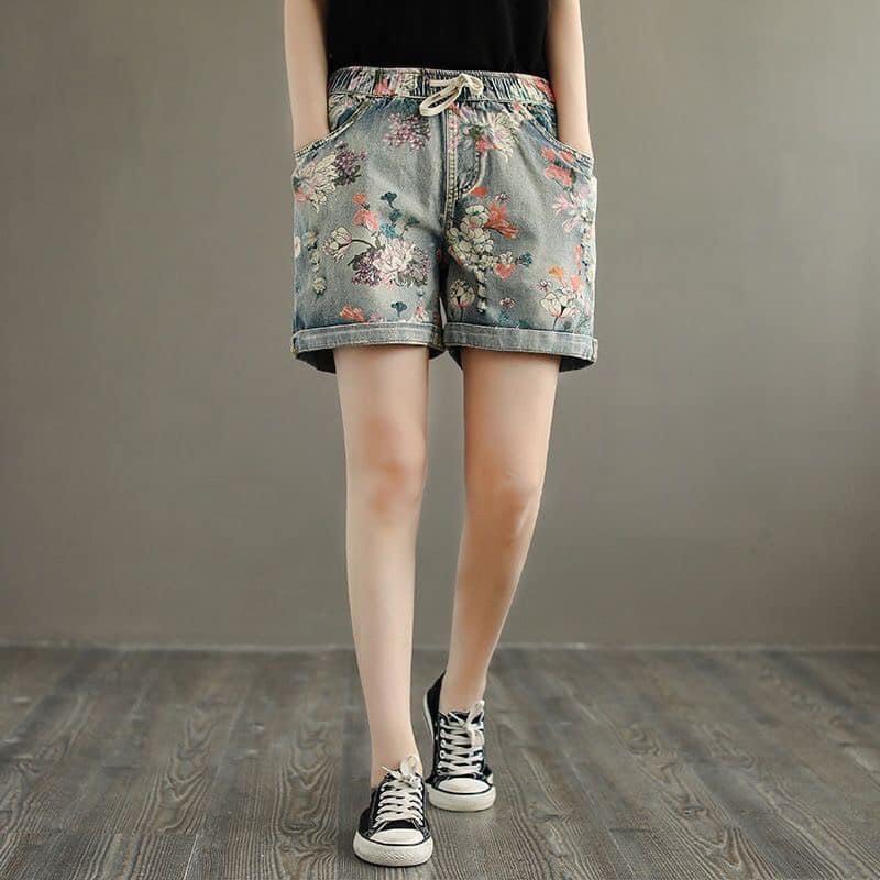 Short jean hoạ tiết-Tn4.2002