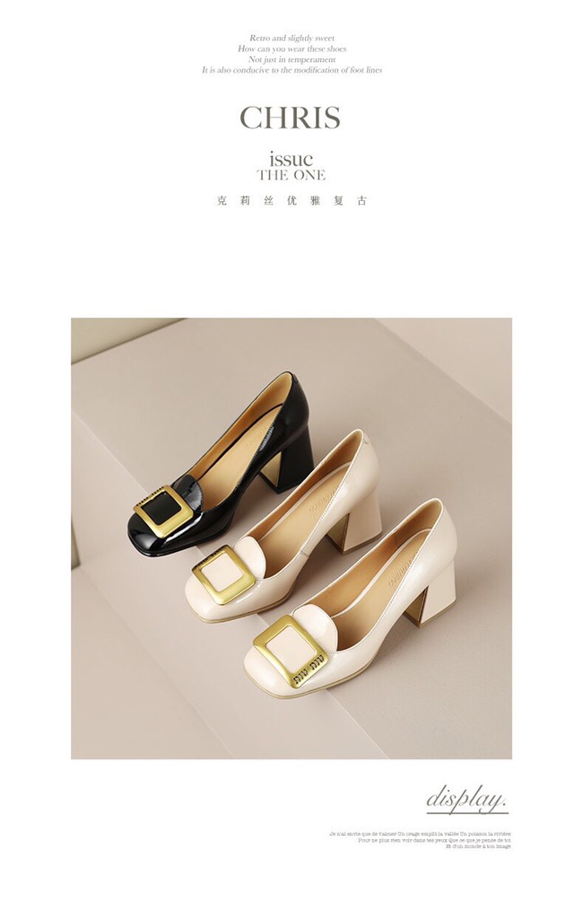 Giầy gót vuông-R20.0807