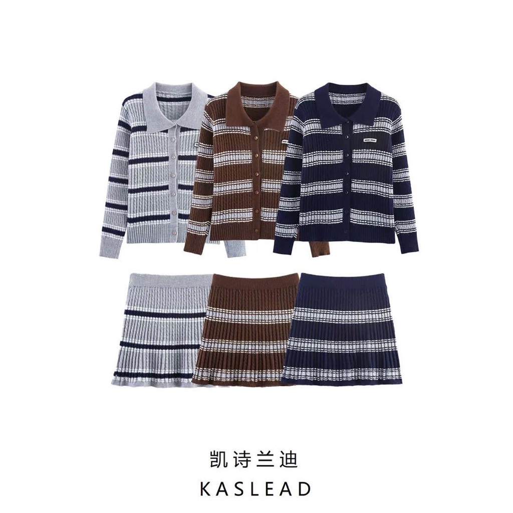 Sét váy kẻ Kaslead-R24.0510.25